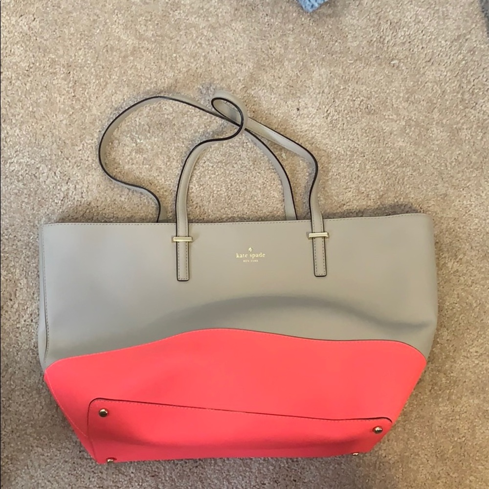 Pink / Tan Kate Spade Purse
